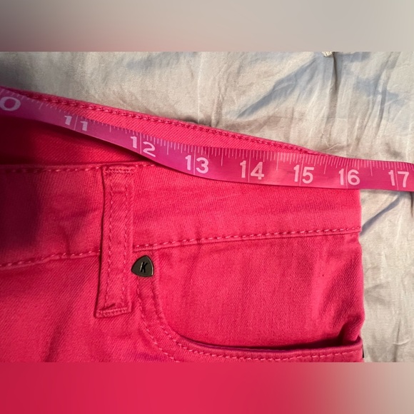 KUT FROM THE KLOTH Crop Skinny Jeans Honey Suckle Pink Size 12 NWOT - Picture 13 of 13